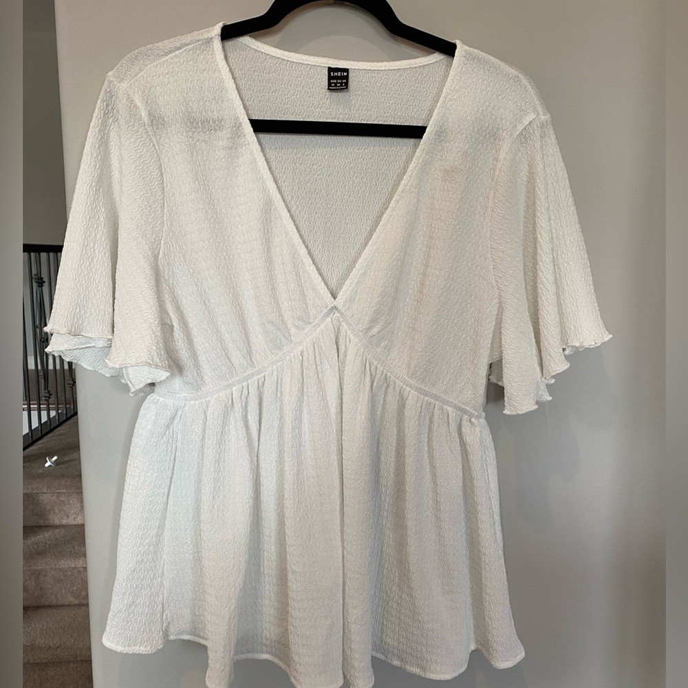 Shein maternity blouse